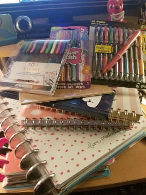 A few of my favorite journals and pens and planners